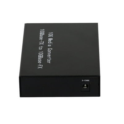 OEM 10G SFP+ zu RJ45 optischer Medienwandler DC12V 5G/10G UTP zu Faserverlängerer