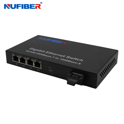 Schalter DC5V 2A des Ethernet-4 Port-Rj45 mit broadcast- stormschutz