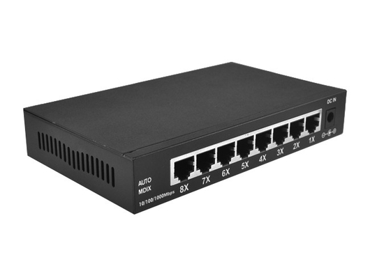 Rj45 UTP Hafen des Faser-Ethernet-Schalter-Medien-Konverter-8 für IP-Zugang