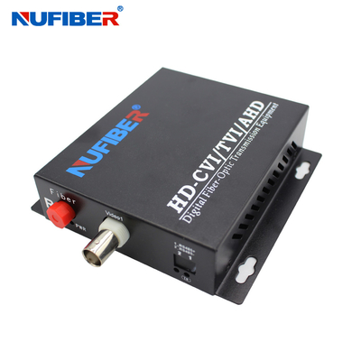Faser-Audiokonverter 1RS485 1BNC, optischer Videoübermittler und Empfänger