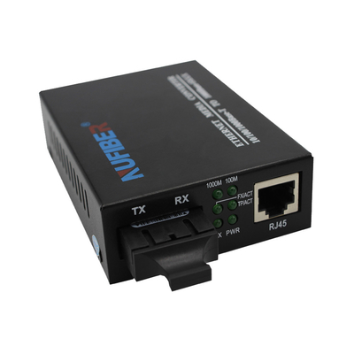 10 100 Medien-Konverter-Gigabit Ethernet-Medien-Konverter 1000Base TX FX in mehreren Betriebsarten