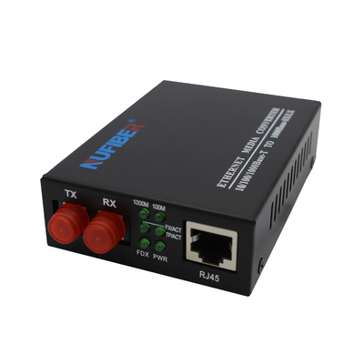 10 100 Medien-Konverter-Gigabit Ethernet-Medien-Konverter 1000Base TX FX in mehreren Betriebsarten