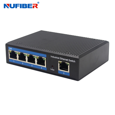 Trieb Unmanaged Ethernet-Portschalter DC48V 5, Poe Unmanaged Schalter an