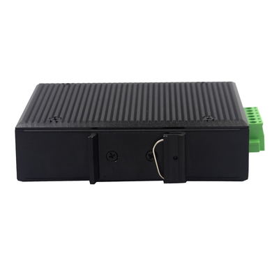 Portschienen-Gigabit Ethernet-Faser-Medien-Konverter des Lärm-IP40 4
