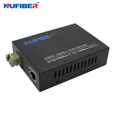 10/100/1000M Gigabit Ethernet UTP SFP Medien-Konverter