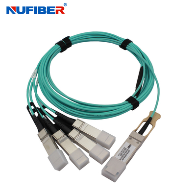 Kabel 10m der hohen Qualität 100G QSFP28 AOC 33ft aktives optisches QSFP28 zu 4x SFP28