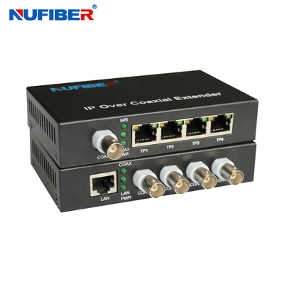 10 / 100M 4 BNC über Konverter-Ethernet UTPs EOC über koaxialer Koaxialität der Ergänzungs-4 zu RJ45