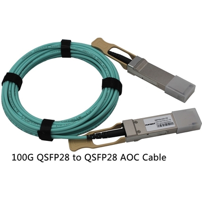 QSFP28 dem Lichtleiterkabel AOC 100G, 1M Active Copper Cable zur Faser-QSFP28