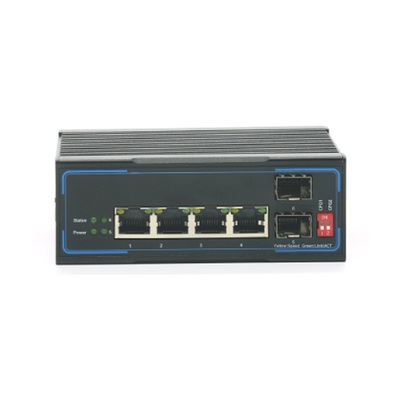 10 / 100/1000/10000m SFP industrieller gehandhabter Ethernet-Schalter mit POE RJ45
