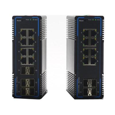 Handhabte industrieller Ethernet-Schalter des Portgigabit-8, IP44 POE-Schalter