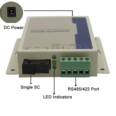 Duplex-St.-Verbindungsstück RS485 zu Faser-Medien-Konverter 20km für CCTV-Brandmeldeanlage