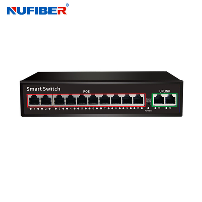 10 / 100M Soem/ODM 4 8 16 24 Port-Ethernet-Faser-Schalter POE-Gigabit mit 2 SFP-Häfen