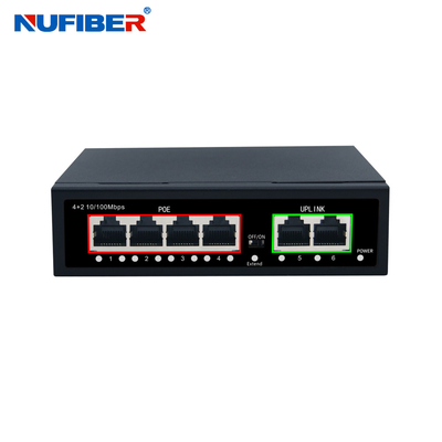 10 / 100M Soem/ODM 4 8 16 24 Port-Ethernet-Faser-Schalter POE-Gigabit mit 2 SFP-Häfen