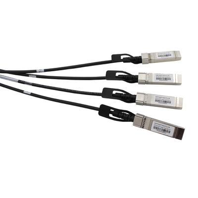 QSFP+ zu direktem Kupfer Twinax-Kabel 40Gb/S der Befestigungs-4x10G