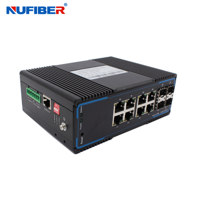 Industrielle Stromversorgung des Ethernet-4*1000M Managed SFP des Schalter-24V