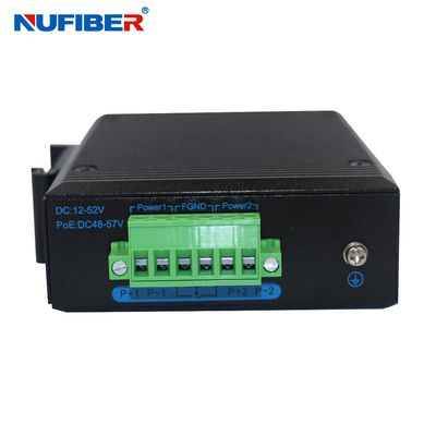 DC24V-Stromversorgungs-Gigabit SFP-Ethernet-Schalter industrieller 2 Hafen SFPs 4 UTP