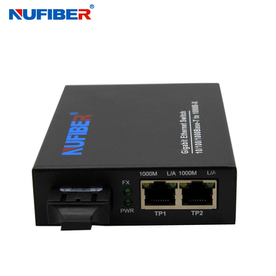 Millimeter 850nm 0.55km Sc-Faser-Ethernet-Schalter-broadcast- stormschutz
