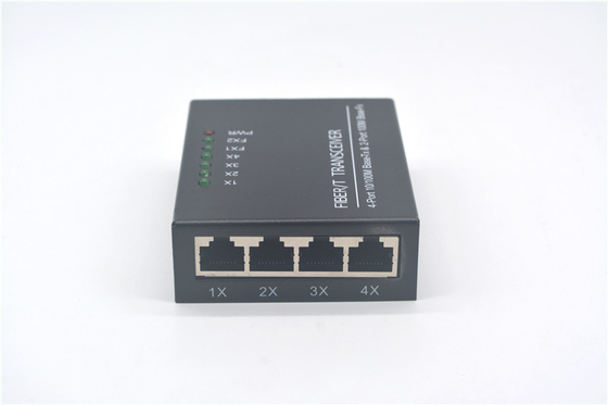 Eisenkasten UTP-Faser-Ethernet-Schalter, 10 Port-Schalter des Ethernet-100Mbps 4