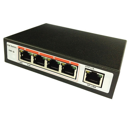4 Faser POE 1 Port-Ethernet-Schalter POE Netzschalter-48VDC