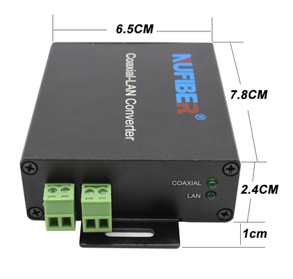 10 100M IP Ethernet Over Coaxial Videokonverter Ergänzungs-HD
