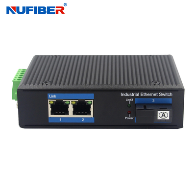 Ethernet-Schalter Sc Inspektions-Bidi Unmanaged industrieller Schalter-12VDC 48VDC