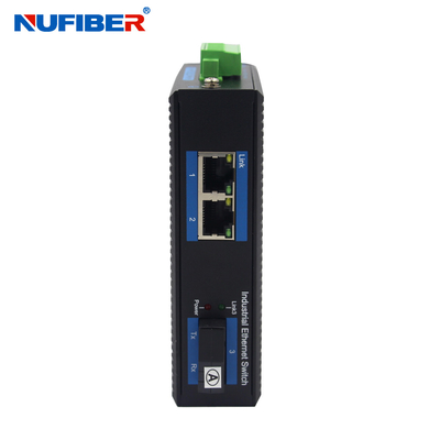 Medien-Konverter 2 NuFiber 1310nm 100base Fx Portpoe-Ethernet-Schalter