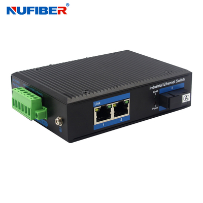Medien-Konverter 2 NuFiber 1310nm 100base Fx Portpoe-Ethernet-Schalter
