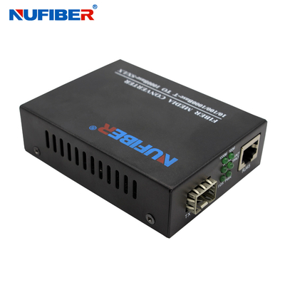 NF-C2200-SFP 10 100 1000M Fiber Optic SFP Medien-Konverter
